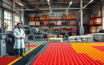 Eco-friendly Manufacturing: The Vulcanization of Recycled Rubber Mats